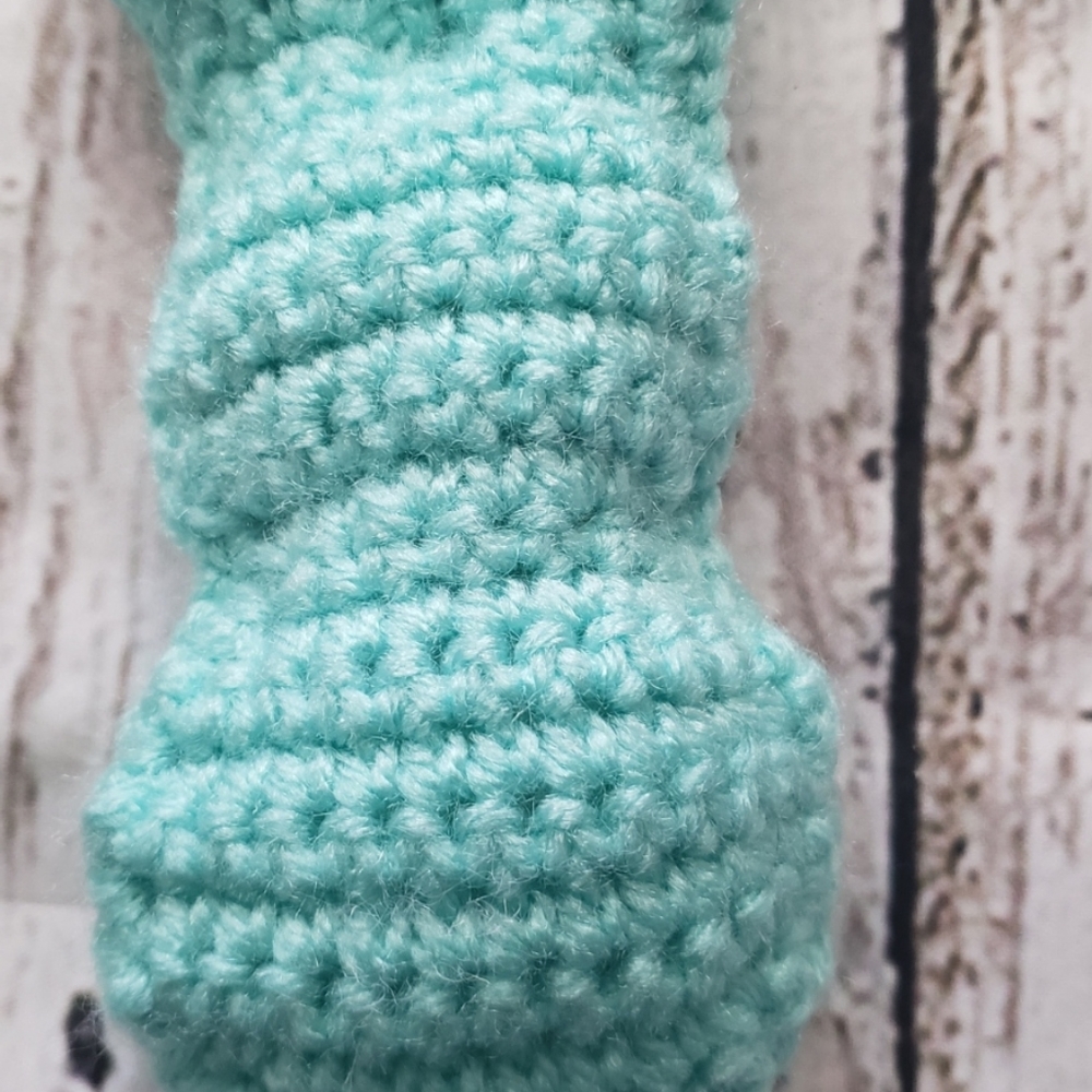 Mint color Crochet Peep - Picture 3 of 4